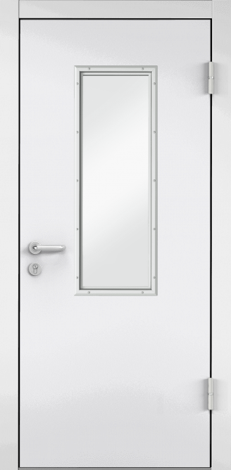 Дверь противопожарная EI 60, Порошково-полимерное покрытие, —, RAL 7035 серый в Краснодаре