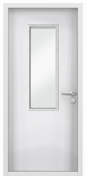Дверь противопожарная EI 60, Порошково-полимерное покрытие, —, RAL 7035 серый в Краснодаре